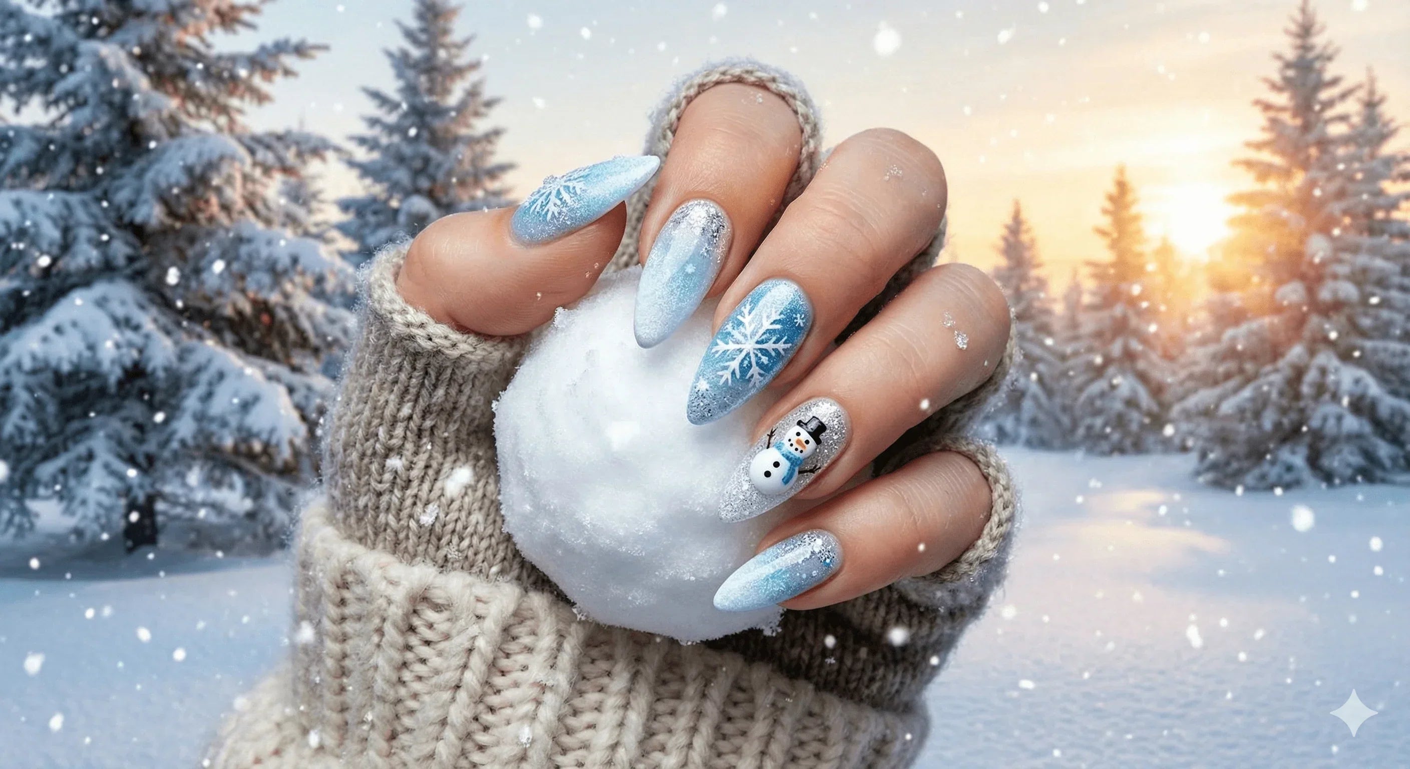Winter gel polish routine for healthy nails