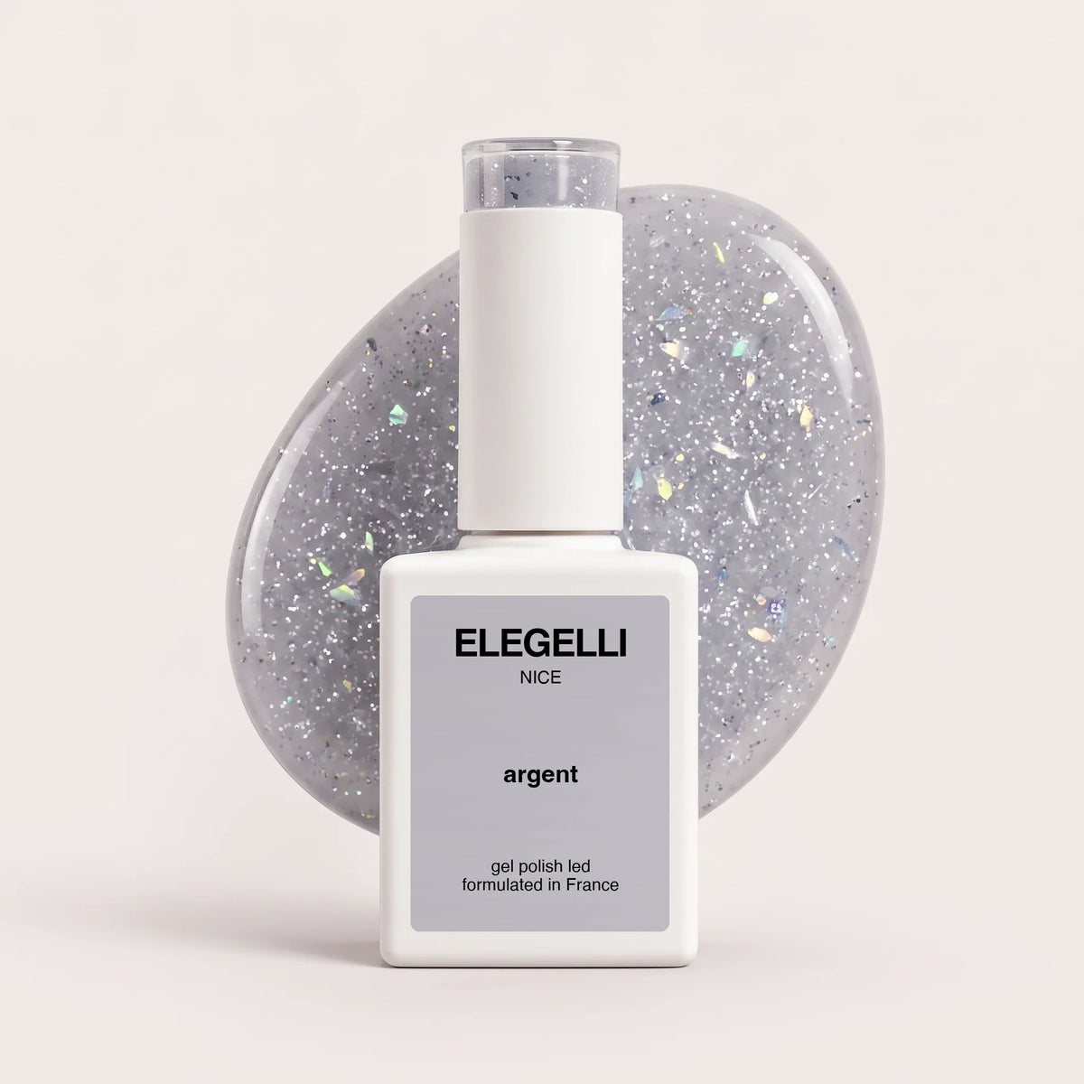 Elegelli gel polish 056 argent - silver