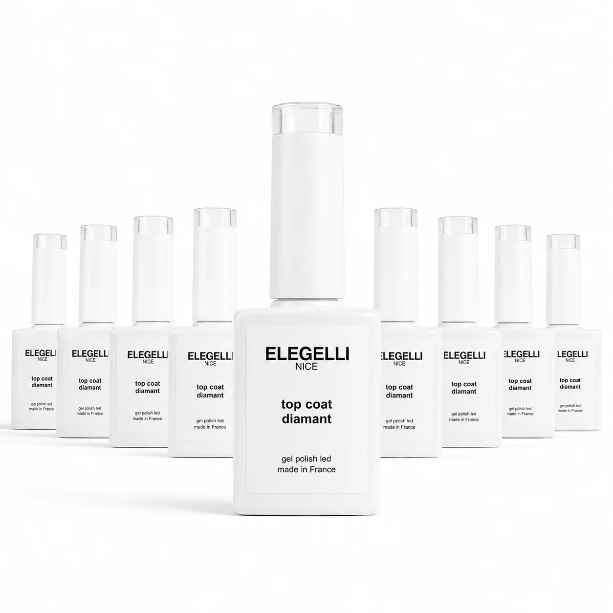 ELEGELLI nail polish bottles on a white background